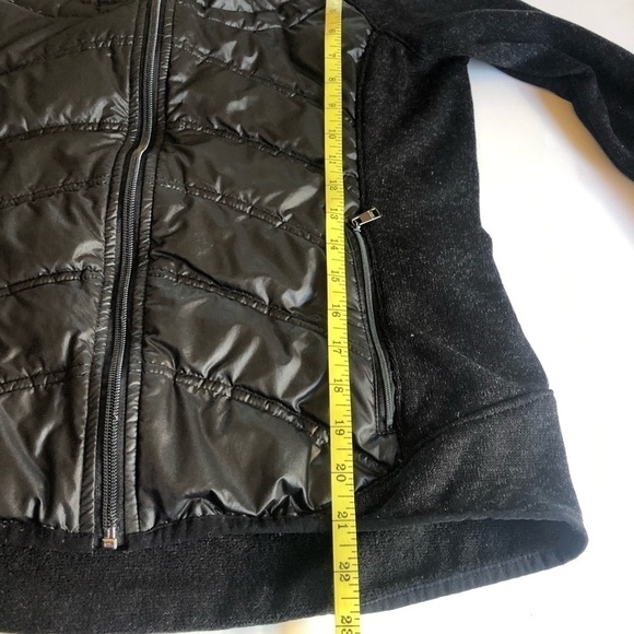 London Fog Women’s Quilted Feathers Down Lightweight Knit Sleeves Jacket Size S - Picture 14 of 16